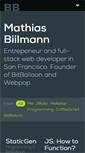 Mobile Screenshot of mathias-biilmann.net