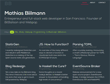 Tablet Screenshot of mathias-biilmann.net
